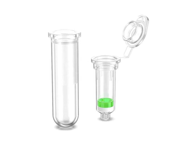 의료 공급 플라스틱 희석 진단용 튜브 DNA&RNA 필터 정제 컬럼